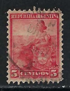 ARGENTINA 127 USED CREASE Q921