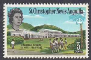 Kitts-Nevis Scott 150 - SG134, 1963 Elizabeth II 5c MH*