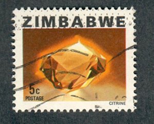 Zimbabwe #417 used single
