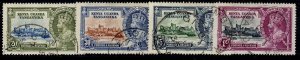 KENYA UGANDA TANGANYIKA GV SG124-127, 1935 SILVER JUBILEE set, FINE USED.