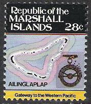 Marshall Islands #43 Maps & Navigational Instruments MNH
