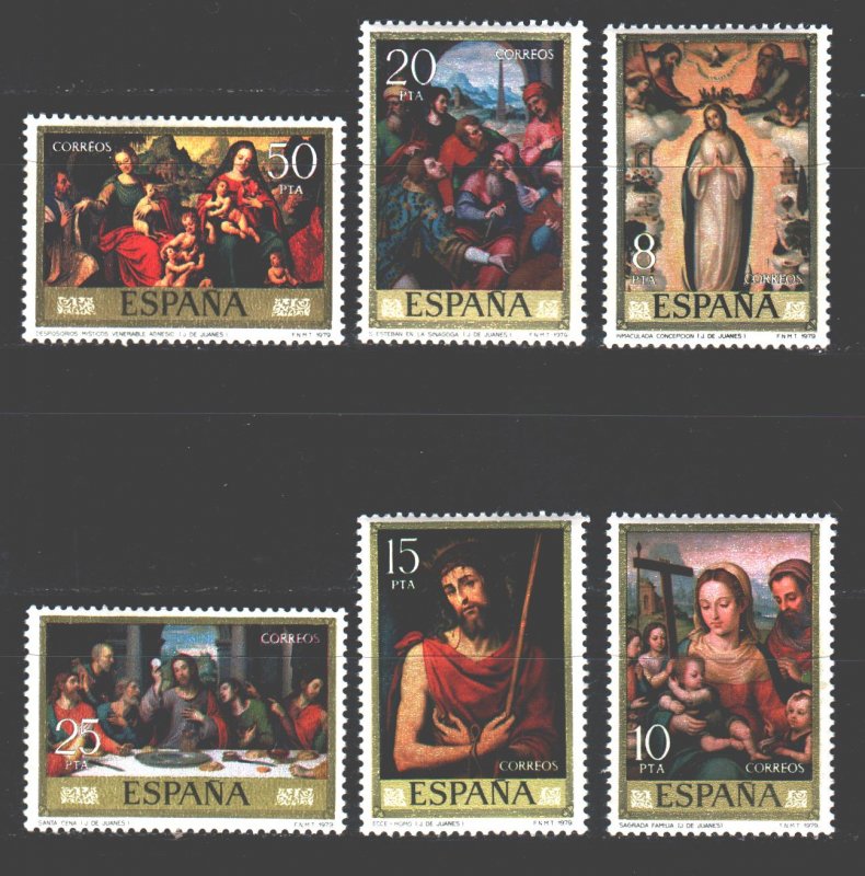 Spain. 1979. 2429-34. paintings painting. MNH.