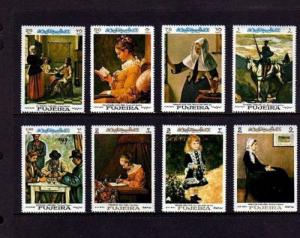 FUJEIRA - 1967 - ART - CEZANNE - RENOIR - WHISTLER ++ MINT - MNH SET OF 8!