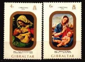 Gibraltar Unused NH Scott 314 - 315