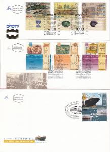 Israel First Day Covers - Eight Covers for 1995 Year, Part 1