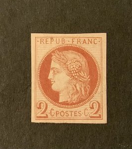 FRENCH COLONIES SC#17 MLH OG. SIGNED CV500.00 FRESH!