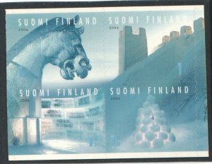 2006  FINLAND  -  SG.  1842/45  -  SNOW ART  - UNMOUNTED MNT