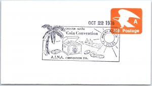 US SPECIAL EVENT COVER GREATER MIAMI COIN CONVENTION (A.I.N.A.) 1978 TYPE IX