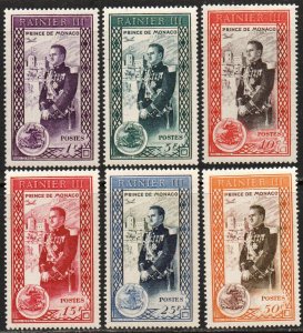 Monaco Sc #247-252 Mint Hinged