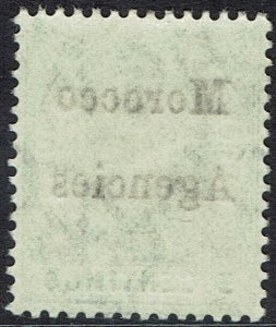 MOROCCO AGENCIES 1905 KEVII 5C WMK MULTI CROWN CA