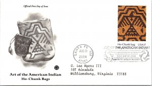 FDC 2004 SC #3873 Ho-Chunk Bag  - Santa Fe NM - Single - J3167