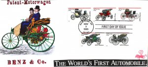 #3019-23 Antique Automobiles B Line FDC