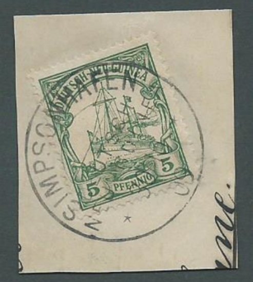 ***NEW GUINEA POSTMARK***SIMPSONHAFEN***FINE STRIKE***