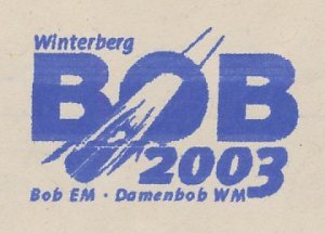 Meter cut Germany 2003 Bobsleigh - World Championships 2003 Winterberg