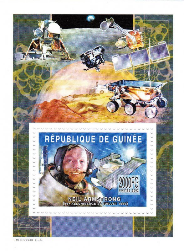 Space travel (Gagarine-Armstrong) 2002 - Perf. - Luxury block-