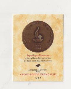 France B374a 1963  s/s   vf   mint nh