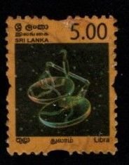 Sri Lanka #1617 Constellations - Libra  - Used