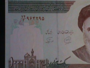 ​IRAN-1992-CAT#143-CENTRAL BANK OF IRAN1000 RIALS- UNCIRCULATED VF-LAST ONE