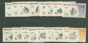 Falkland Islands #128-142 Unused Single (Complete Set)
