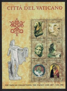 Vatican The Vatican Art Collections MS T2 1983 MNH SC#719 SG#MS802 MI#Block 7