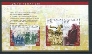 Australia (2000) Sc#1981 THE MOVE TOWARDS FEDERATION S/S MNH