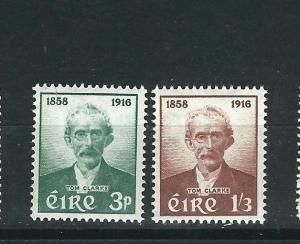 Ireland 165-66 Tom Clarke MNH VF 1958 SCV $18.00