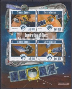 2015 Sierra Leone 6274-77KL Mars exploration mission 11,00 €