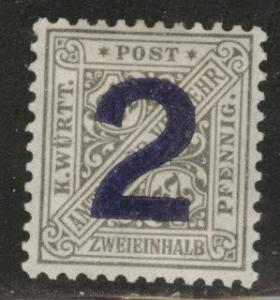 Germany State Wurttemberg Scott o149 MH* official 