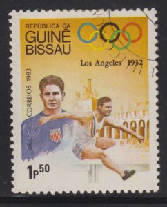 Guinea-Bissau 490 Olympic Long Jump 1983