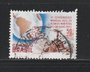 Brazil 1170 Set U Map (B)