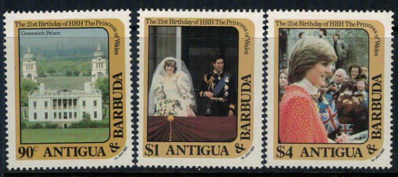 Antigua #663-5* CV $5.20