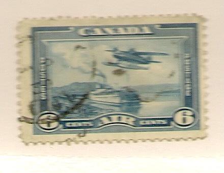 Canada C6 Used Airmail /