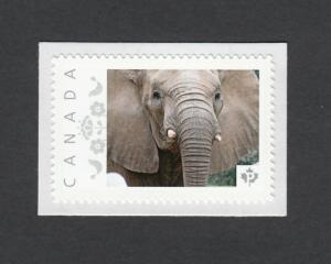 ELEPHANT = Picture Postage Personalized stamp MNH Canada 2014  p5w4/2