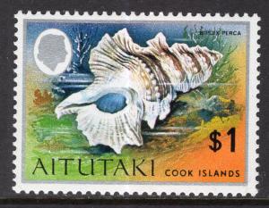 Aitutaki 93 Seashell MNH VF