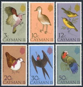 Cayman 354-359, MNH. Mi 350-355. Birds-1975: Flicker, Duck, Wolbler,Dove,Amazon.