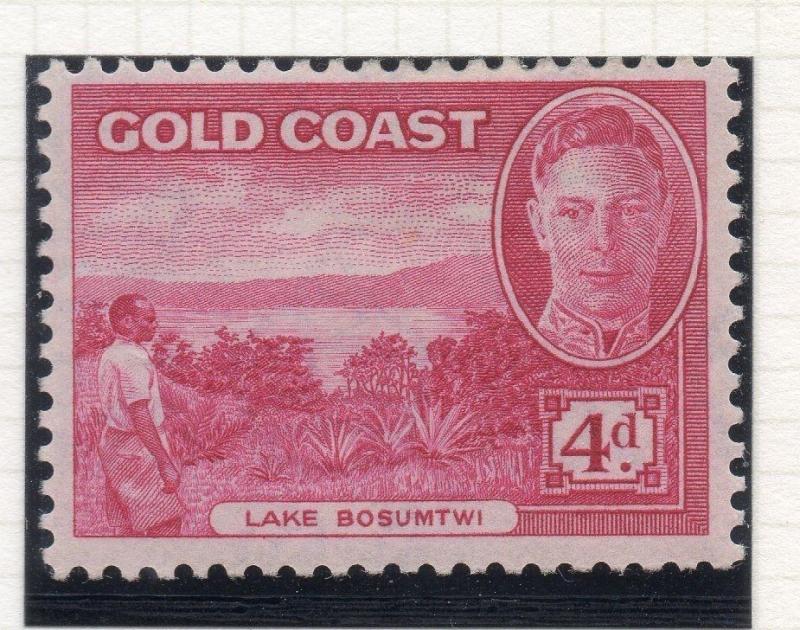 Gold Coast 1938 Early GVI Issue Fine Mint Hinged 4d. 107510