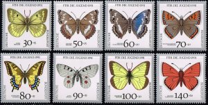 Germany 1991 Scott#B705-2 MNH, Butterflies