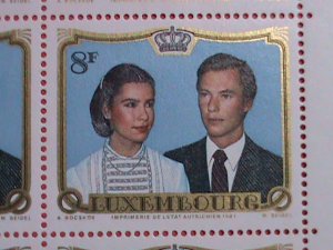 LUXEMBOURG STAMP: 1981 SC#662 WEDDING OF PRINCE HENRY & MARIA TERESA MESTRE MNH