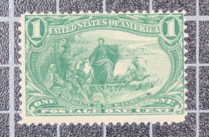 Scott 285 1 Cent Trans-Mississippi MNH Nice Stamp SCV $75.00