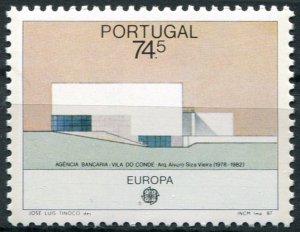 Portugal Sc#1702 MNH, 74.50e multi, Europa (C.E.P.T.) 1987 - Modern Architect...