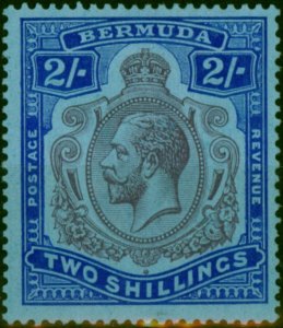 Bermuda 1927 2s Purple & Bright Blue-Pale Blue SG88 Fine MM