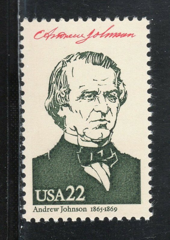 2217h * ANDREW JOHNSON ** President 1865-1869 ** U.S, Postage Stamp MNH