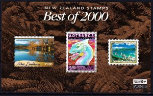 New Zealand 2001 Best of 2000 Mint MNH Miniature Sheet (2)