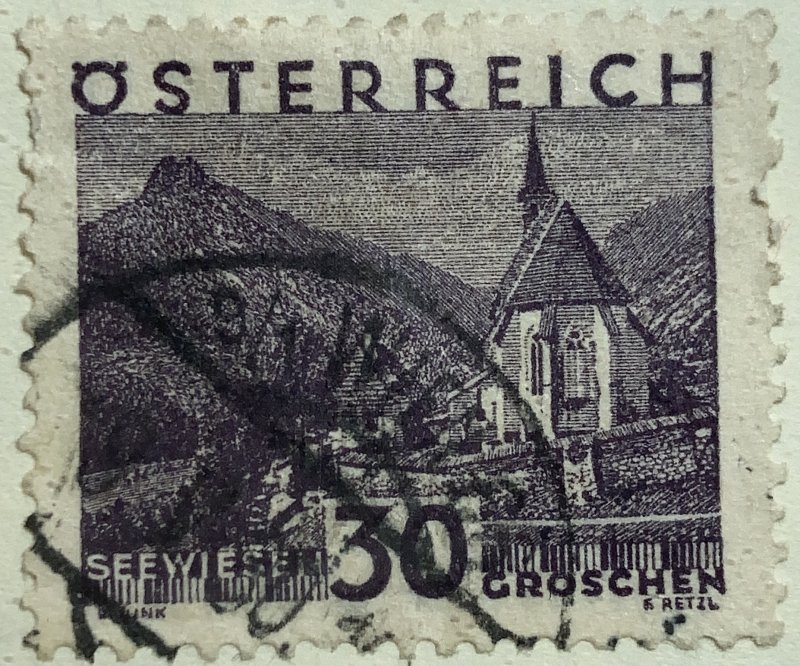 AlexStamps AUSTRIA #334 XF Used 