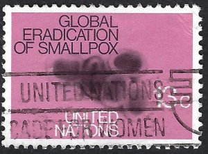 United Nations #294 13¢ Global Eradication of Smallpox (1978). Used.