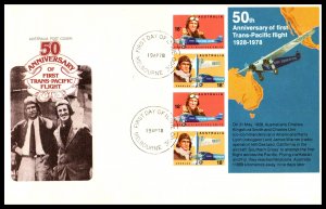 Australia 675a Airplanes Souvenir Sheet U/A FDC