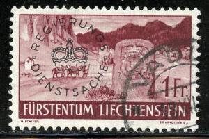 Liechtenstein # O28, Used