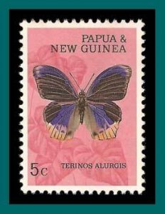 Papua New Guinea 1966 Butterflies, 5c MLH  212,SG85