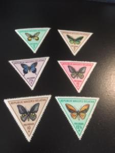 South Moluccas butterfly set MNH