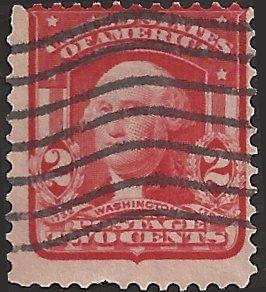 # 319b USED CARMINE ROSE GEORGE WASHINGTON TYPE I